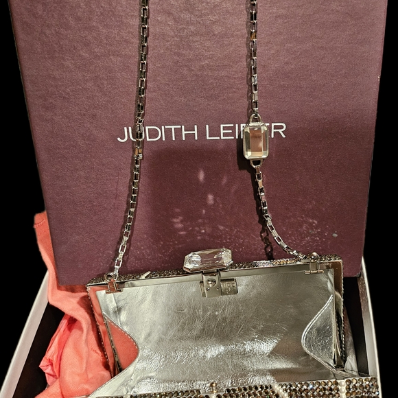 Judith Leiber Crystal Floral Clutch - Picture 2 of 6